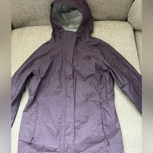 Women’s purple North Face Rain Jacket Size Small
